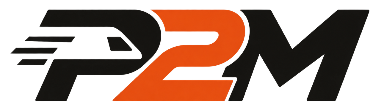 Logo Print2m — marquage publicitaire de véhicules